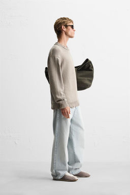 WASHED RIPPED EFFECT SWEATER - Zara фото 2