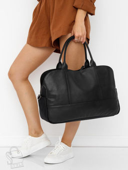 Сумка женская кожаная 179125PE black Polina&Eiterou