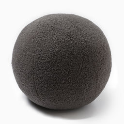 Подушка декоративная Этель Шар d=30. цв.темно-серый  фото 7