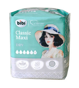 Прокладки BIBI Classic Maxi Dry, 6 капель, 8 шт.