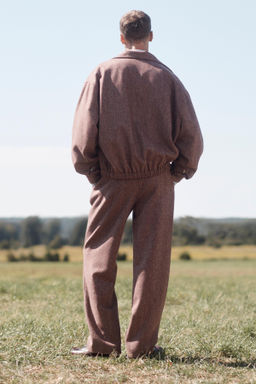 LIMITED EDITION WOOL HERRINGBONE JACKET - Zara фото 3