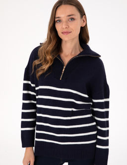 Lacivert Comfort Fit Kazak - Pierre cardin фото 3