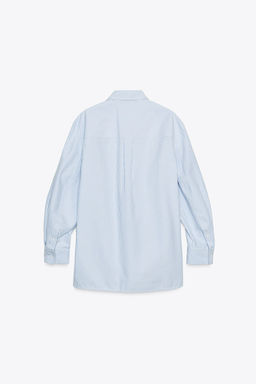 ZW COLLECTION STRIPED SHIRT WITH POCKET - Zara фото 8