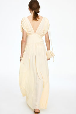 Vestido drapeado con cordones de ajuste - H&m фото 4