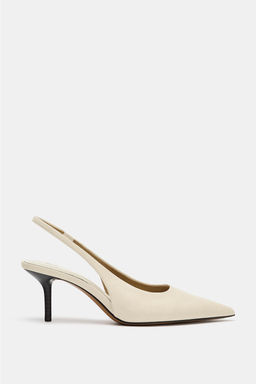 ZAPATO DESTALONADO TAC?N / Blanco Crudo - Zara фото 3
