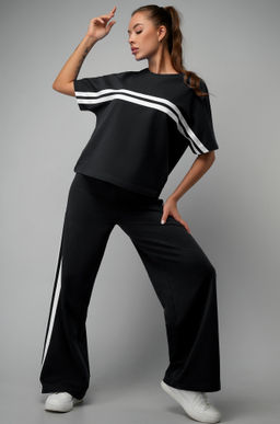 Женский костюм оверсайз из футера двухнитки Happyfox  фото 2