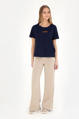 Женские легкие спортивные штаны цвета хаки - U.s. polo assn фото 9