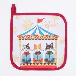 Прихватка Этель Щелкунчик 19х19 см, 100% хл, ватин 250 г/м2  фото 2