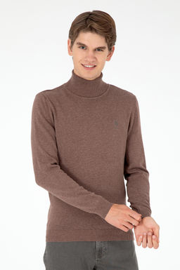 Мужской базовый свитер из норки и меланжа Неожиданная скидка в корзине