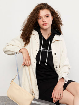 Kad?n G?mlek Yaka D?z Mont