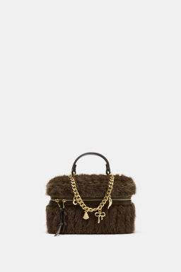 FAUX FUR RIGID BAG - Zara фото 3