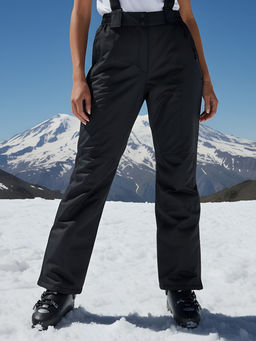 Полукомбинезон утепленный женский черного цвета 211_1Ch - Chunmai фото 16