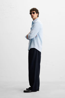 TEXTURED OXFORD SHIRT - Zara фото 4
