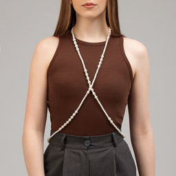 Бусы «Жемчуг» трансформер, шар №4,8, цвет белый в серебре, 150 см