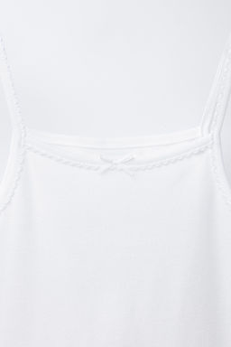 PACK DOS CAMISETAS TIRANTES / Blanco - Zara фото 4