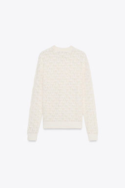 POINTELLE KNIT SWEATER - Zara фото 6