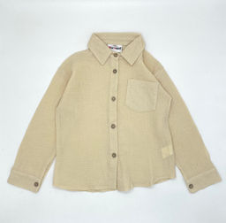 Детская рубашка из муслина GASTON, Белый - Caimano фото 10