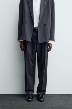 PLEATED SUIT TROUSERS - Zara фото 2