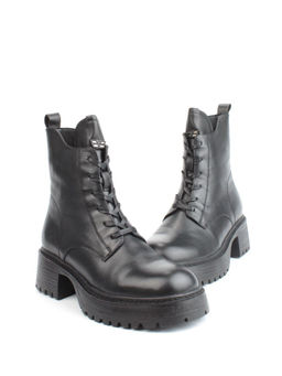 04-M3-1478 BLACK Ботинки зимние женские (натуральная кожа, натуральный мех) - Фабричный китай фото 13