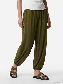 Beli Lastikli Kad?n Jogger Pantolon