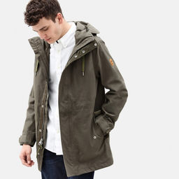 Мужская куртка Timberland Parka Fishtail Snowdon Peak 3-in-1 зеленая