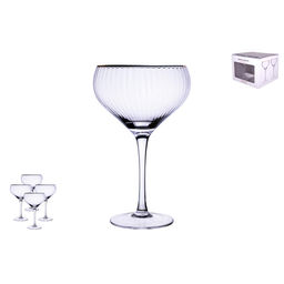 Набор бокалов 1/4 450мл п/у, хрусталь 6999 /КОРАЛЛ/