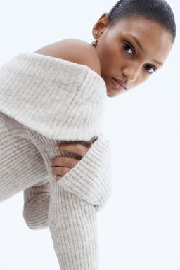 Top off-the-shoulder en punto de canal? - H&m фото 9