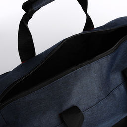 Сумка спортивная на молнии, длинный ремень, цвет синий - Simaland фото 4