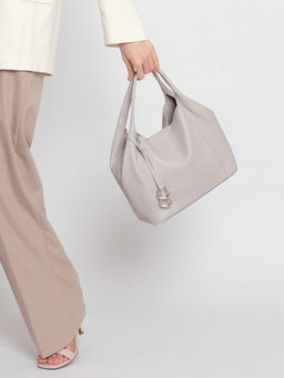 Женская кожаная сумка Richet 2920LN 334 Серый