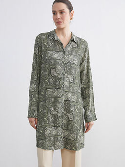 Desenli Kad?n G?mlek Tunik