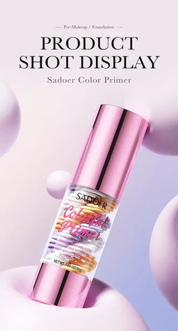 SADOER База под макияж, праймер для лица 3 в 1, 30гр.