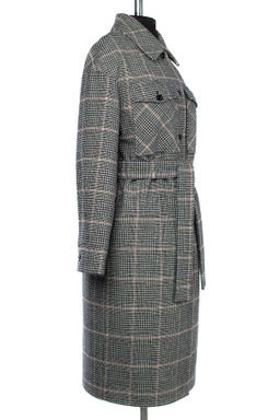 Пальто женское демисезонное (пояс) - El podio фото 7