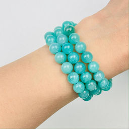 Бусины для украшений из Амазонита (48 бусин) - Радуга самоцветов фото 2