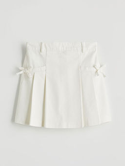 Beli Lastikli Fiyonk Detayl? K?z ?ocuk Jean Etek