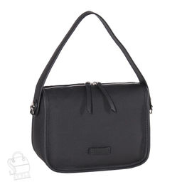 Сумка женская кожаная 8727VG black Vitelli Grassi