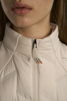 Жилет утепленный комбинированный Бежевый ANTA RUNNING Fleece Vest