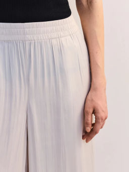 Брюки-палаццо с эластичным поясом из жатой ткани ZR2605012120-60 / Zarina