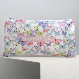 Цена за 2 шт. Косметичка-пенал PVC на молнии «Бабочки»
