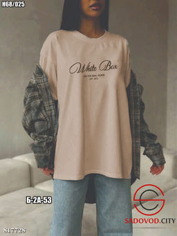 Футболка оверсайз женская