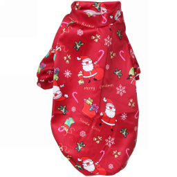 Кофта-толстовка для собаки "Новогодний БУМ-Рождественское чудо" размер 2XL (58*40см) Ultramarine