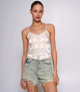 Топ #КТ68001 (1), кремовый