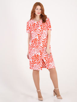 Белорусское платье летнее с рисунком короткое женское