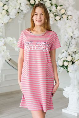 Туника женская из кулирки Smile розовый - Амадэль фото 7