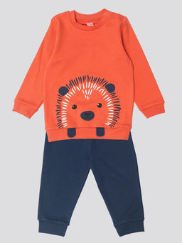 CRB wear / CWBB 90278-33-429 Комплект для мальчика (джемпер, брюки),терракотовый