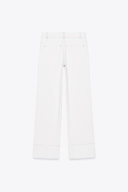 BOOTCUT TROUSERS WITH TOPSTITCHING - Zara фото 5