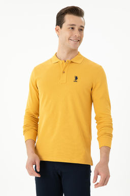Мужская горчичная базовая толстовка сюрприза в корзине - U.s. polo assn фото 10