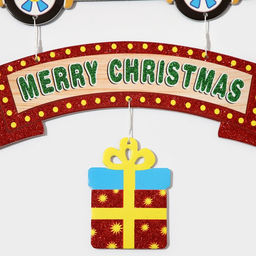 Новогоднее украшение настенное Merry Christmas, подвеска, 45?38.5 см