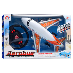 Самолет "Боинг-2" р/у, 27 MHz, свет, аккум, в коробке