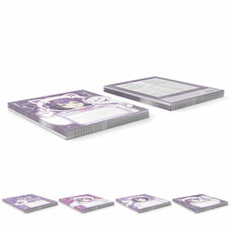 Цена за 10 шт. Тетрадь школьная ученическая ErichKrause Space Anime, 12 листов, клетка, выборочный УФ-лак c глиттером (в плёнке по 10 шт.)_MIX-PACK фото 9