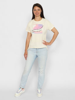 CRB wear/CSSW 60264-21 Футболка женская,экрю/Ex.Cherubino  фото 2